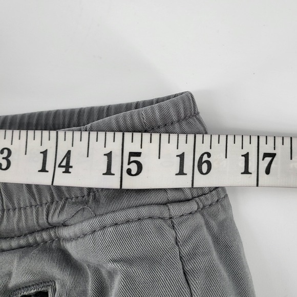 Hollister Men's Skinny Jogger Pants Gray Stretch Cargo Pockets Elastic Waist 32 - Picture 7 of 8